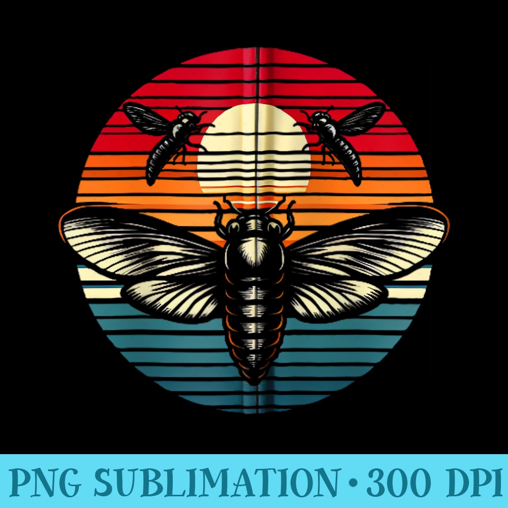 The Great Cicada Comeback 2024 Vintage Cicada Tour 2024 Zip Hoodie - Exclusive PNG designs - Premium Quality PNG Artwork