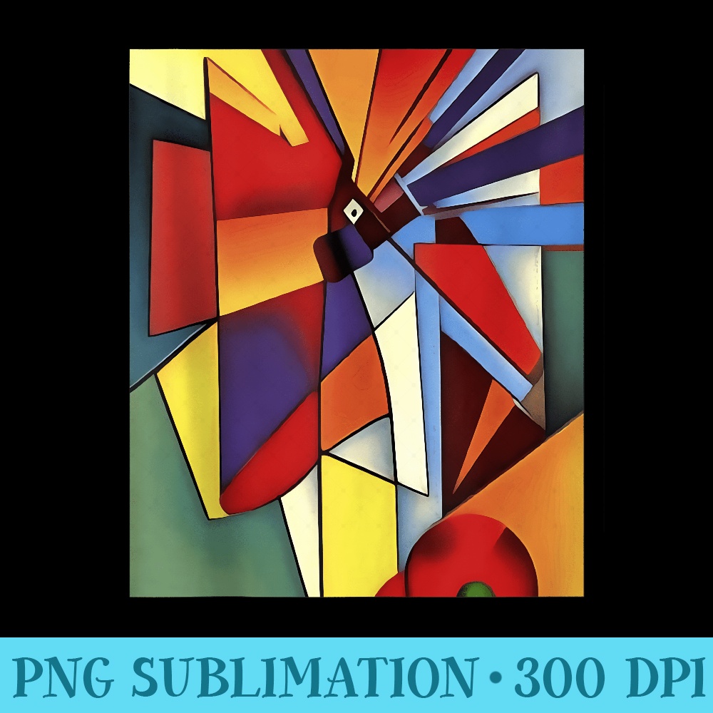 Red Carnation In A Vase Geometric Abstract Art - PNG Prints - Vibrant and Eye-Catching Typography