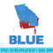 Vote Blue Wave Georgia Elections 2019 Democrat - Printable PNG Graphics - High Resolution And Print-Ready Designs