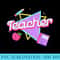 Cute Teacher 80s 90s Style Retro Old School Teacher - Download Transparent PNG Images - Limited Edition And Exclusive Designs