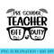 Happy Last Day Of School Summer Preschool Teacher Off Duty Premium - PNG Clipart Download - Transform Your Sublimation Creations