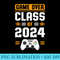 Game Over Class Of 2024 Last Day Of School Gaming - PNG Download High Quality - Stunning Sublimation Graphics