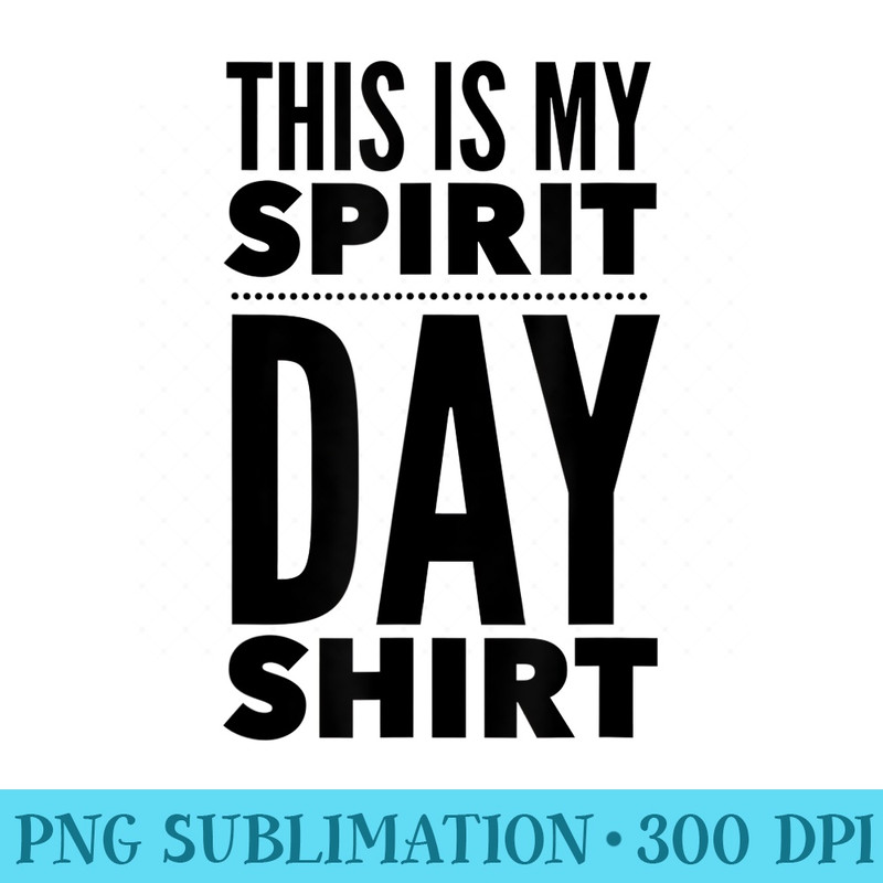 School Teacher Spirit Day - PNG Download Library - Enhance Your Apparel with Stunning Detail
