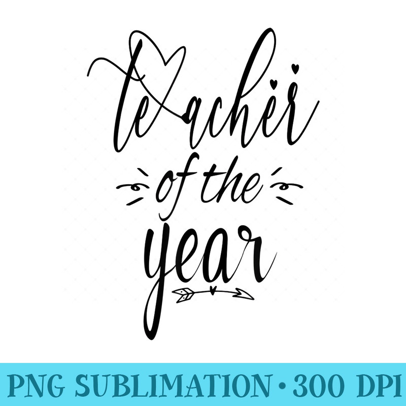 Teacher Of The Year Fun Teacher Appreciation - PNG Picture Gallery Download - Perfect for Creative Projects