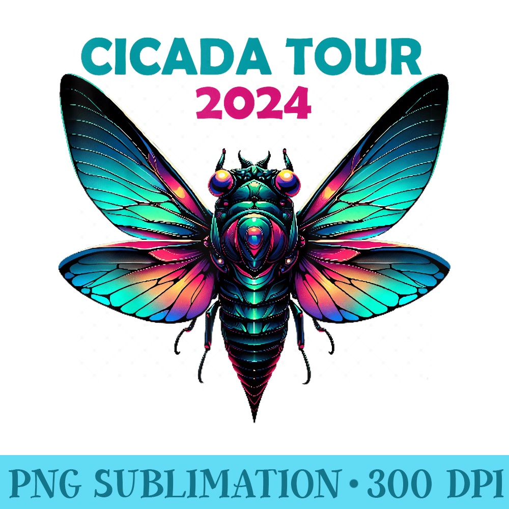 The Cicada Reunion 2024 Cicada Tour 2024 Broods XIX XIII - PNG Clipart - Easy-To-Print And User-Friendly Designs