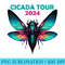 The Cicada Reunion 2024 Cicada Tour 2024 Broods XIX XIII - PNG Clipart - Easy-To-Print And User-Friendly Designs