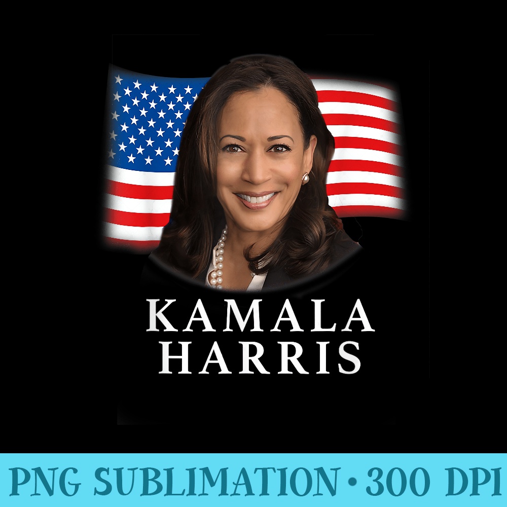 Kamala Harris Fan - PNG Download - Instant Access To Downloadable Files