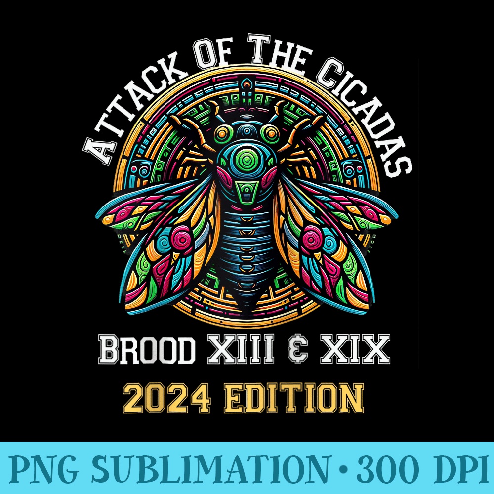 Cicada Tour 2024 Lover Cicada Fest 2024 Broods Raglan Baseball - High Quality PNG Files - Perfect for Creative Projects