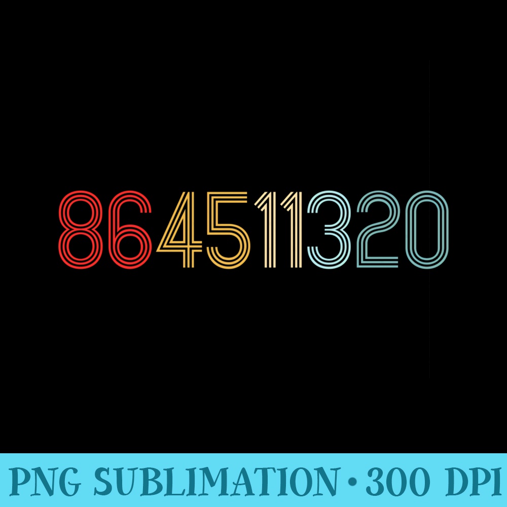 86 45 2020 Anti Trump Election 864511320 Impeach Vote Out - Unique PNG Artwork - Versatile And Customizable Designs