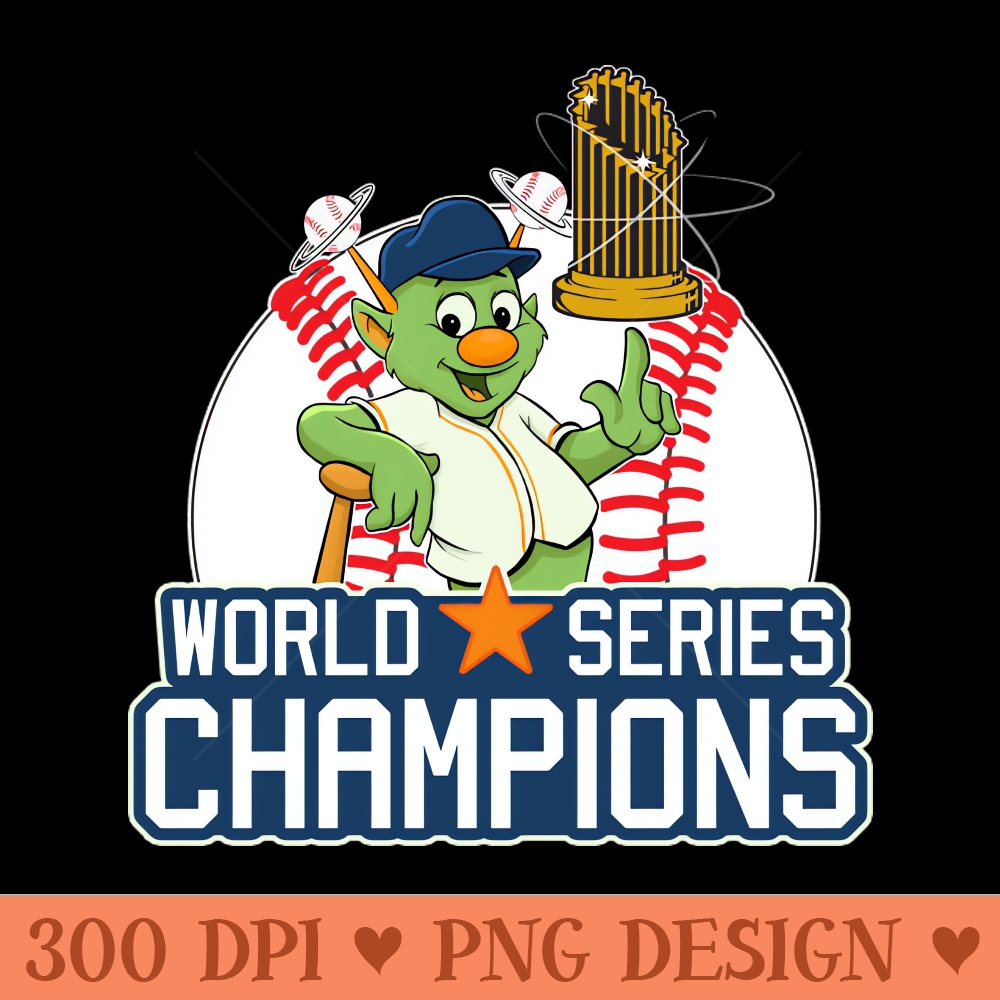 World Series Champion Astros Baseball - High Quality PNG download - Unlock Vibrant Sublimation Designs