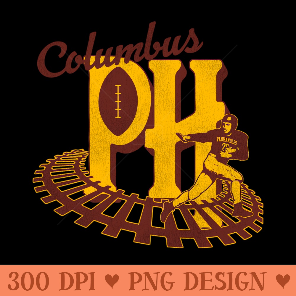 Defunct Columbus Panhandles Football Team - PNG Templates - Unique And Exclusive Designs