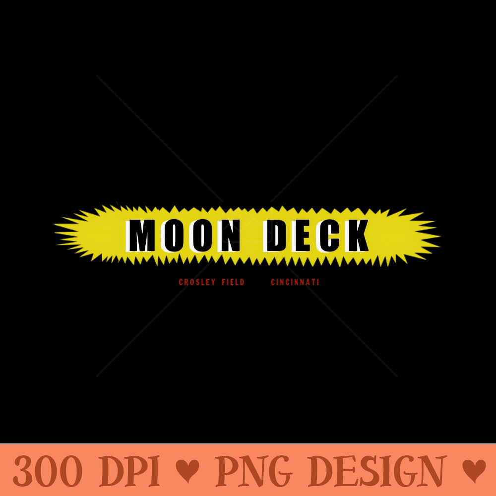 Moon Deck - Unique Sublimation PNG Download - Lifetime Access To Purchased Files