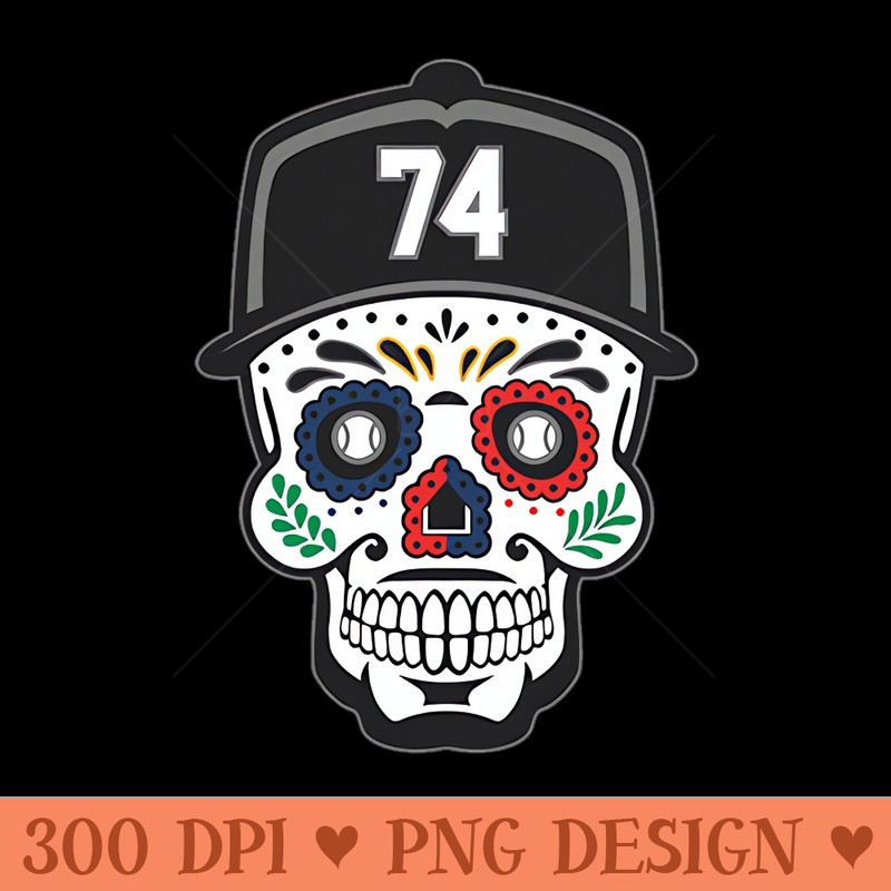 Eloy Jimenez Sugar Skull - PNG design downloads - High Resolution And Print Ready Designs