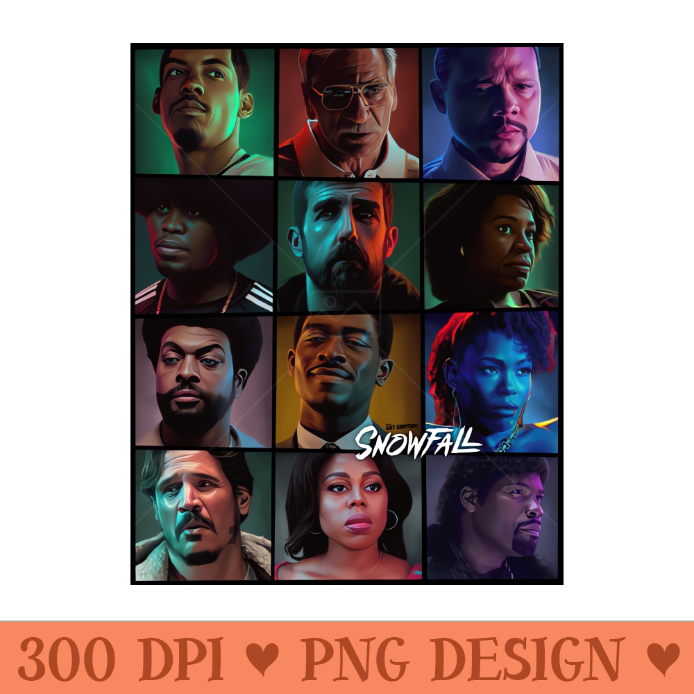 Snowfall - High Quality PNG download - Perfect for Sublimation Mastery