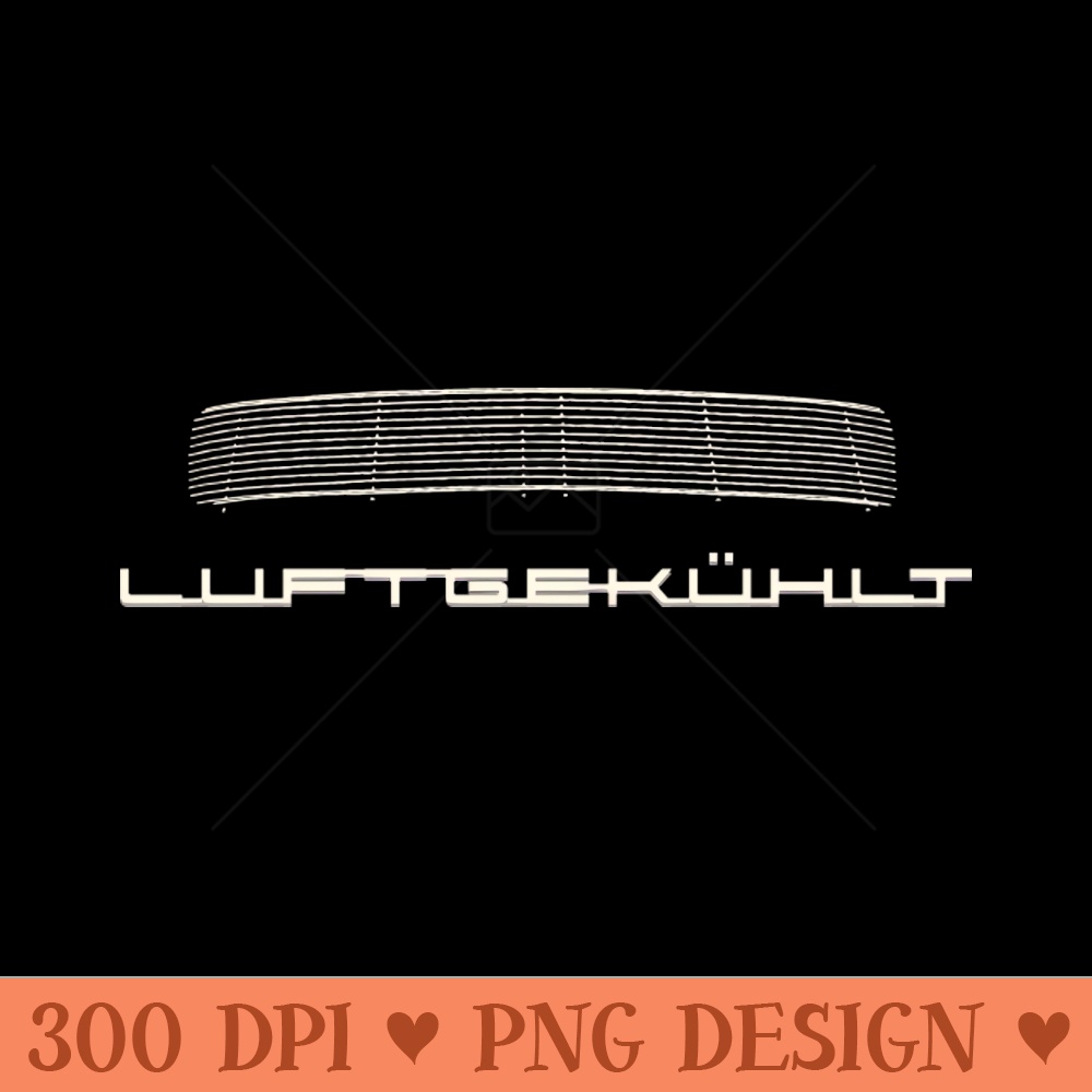 Luftgekuhlt 911 by Buck - PNG Download - Bold & Eye Catching