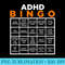 World Mental Health Awareness Day ADHD Bingo Funny - PNG Download Graphic - Bring Your Designs to Life