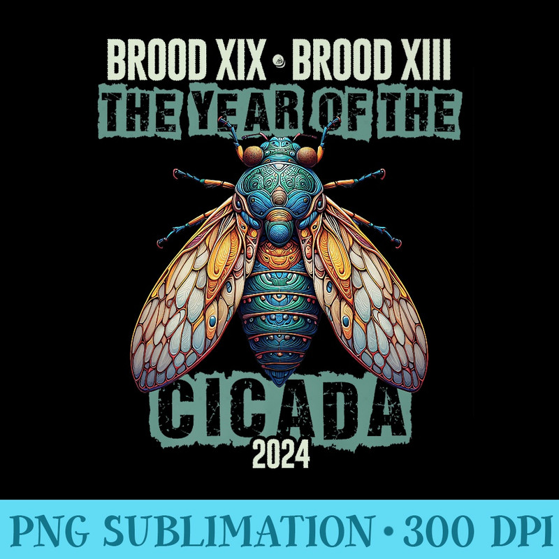 Cicada Tour 2024 Premium - Trendy PNG Designs - Limited Edition And Exclusive Designs