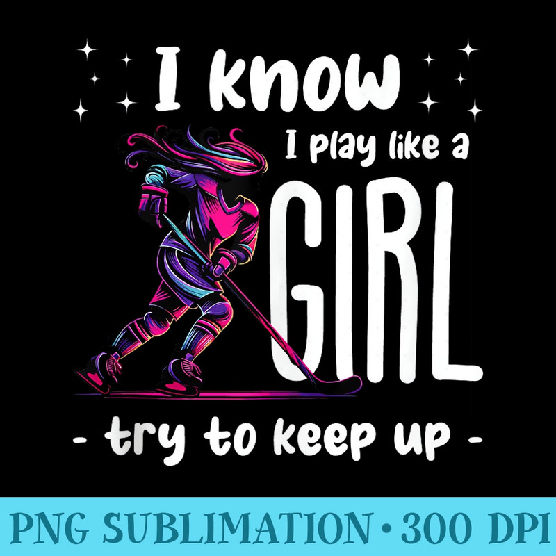 Mens Woman Hockey Player Ice Hockey Field Hockey - High Resolution PNG Designs - Revolutionize Your Designs