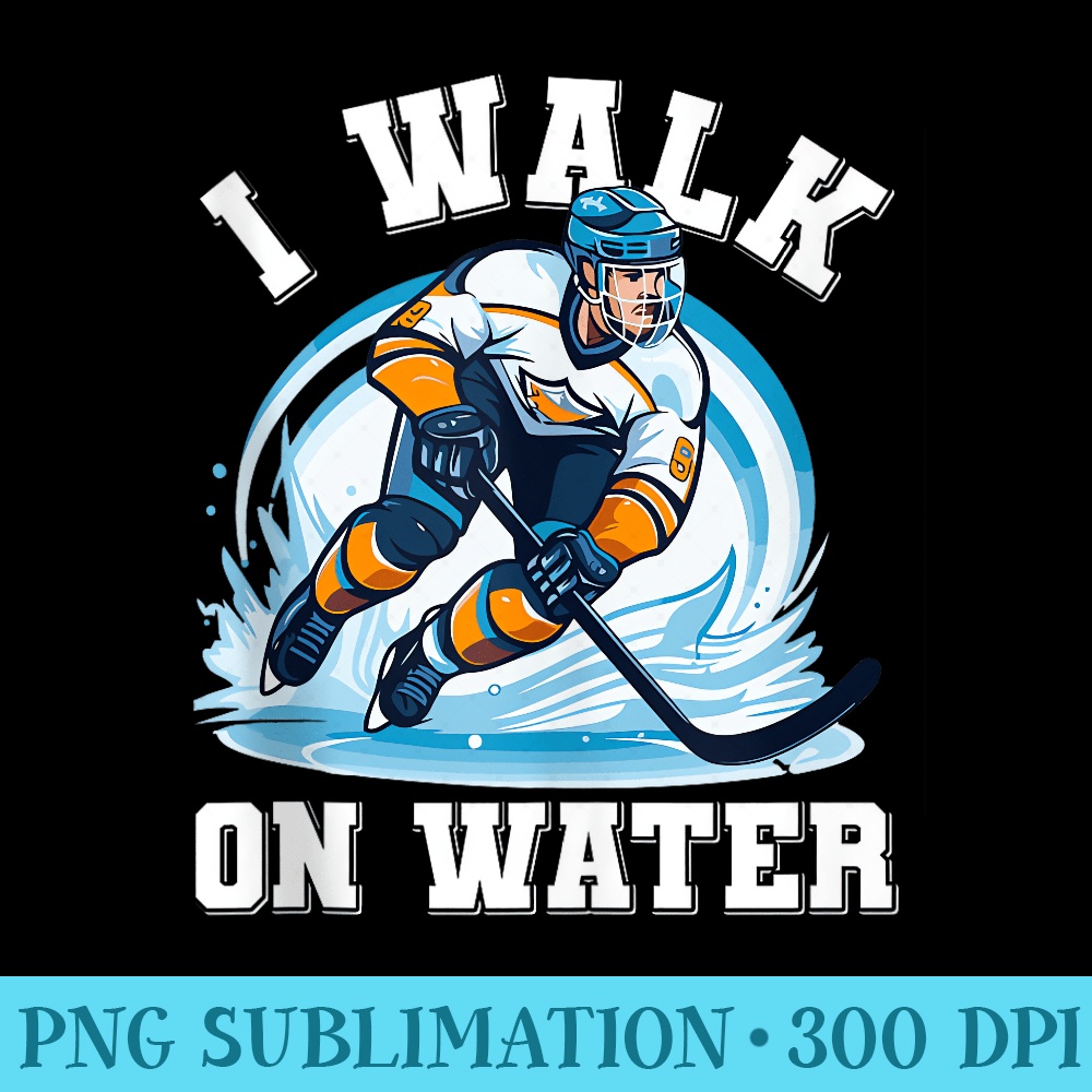 Cool Ice Hockey Player Art For Men Ice Hockey Lover - Ready To Print PNG Designs - Unlock Vibrant Sublimation Designs