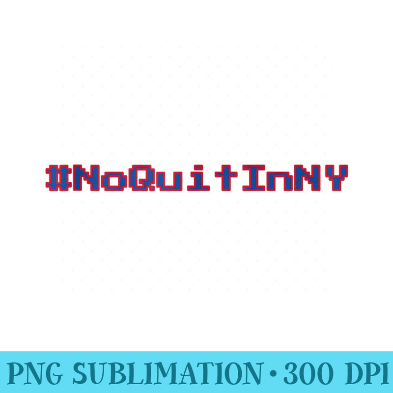 NoQuitInNY Hockey Player Design - Shirt Vector Art - Eco Friendly And Sustainable Digital Products