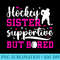 Hockey Sister Supportive But Bored Ice Hockey Player Sister - PNG Graphics Download - Quick And Seamless Download Process