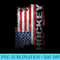Hockey Player , Cool USA Flag Hockey T - Sublimation templates PNG - Quick And Seamless Download Process