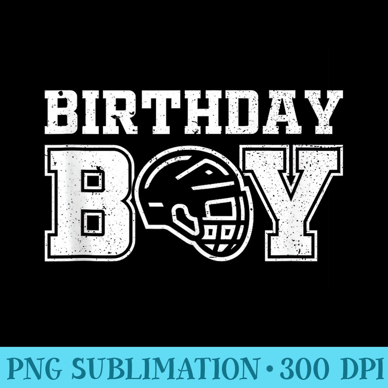 Mens Hockey Birthday Cool Birthday Party Decoration Bday - PNG Graphics Download - Spice Up Your Sublimation Projects
