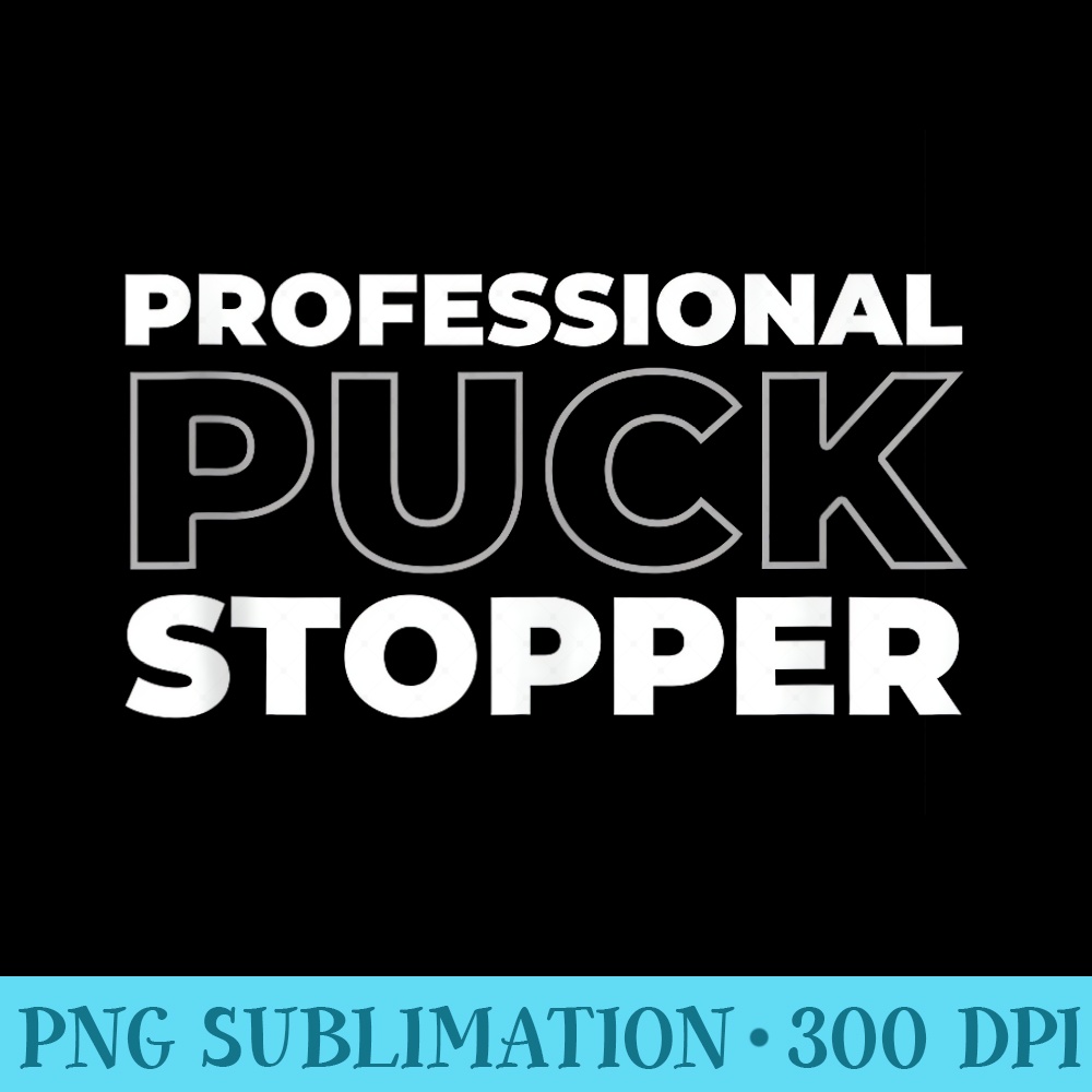 Goalie Puck Ice Goalkeeper Hockey Puck - PNG Download Website - Perfect for Sublimation Art