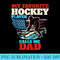 Mens USA Flag Fathers Day My Favorite Hockey Player Calls Me Dad - PNG Design Files - Vibrant and Eye-Catching Typography