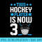 3rd Birthday Hockey Player 3 Year Old Bday - Sublimation templates PNG - Add a Festive Touch to Every Day