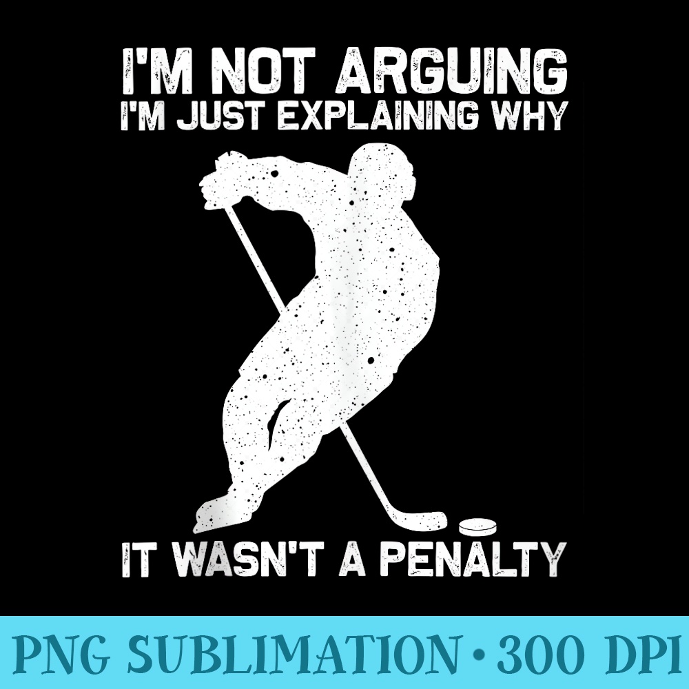 Cool Ice Hockey Art For Men Goalie Hockey Lover Player - Transparent PNG File Download - Vibrant and Eye-Catching Typography