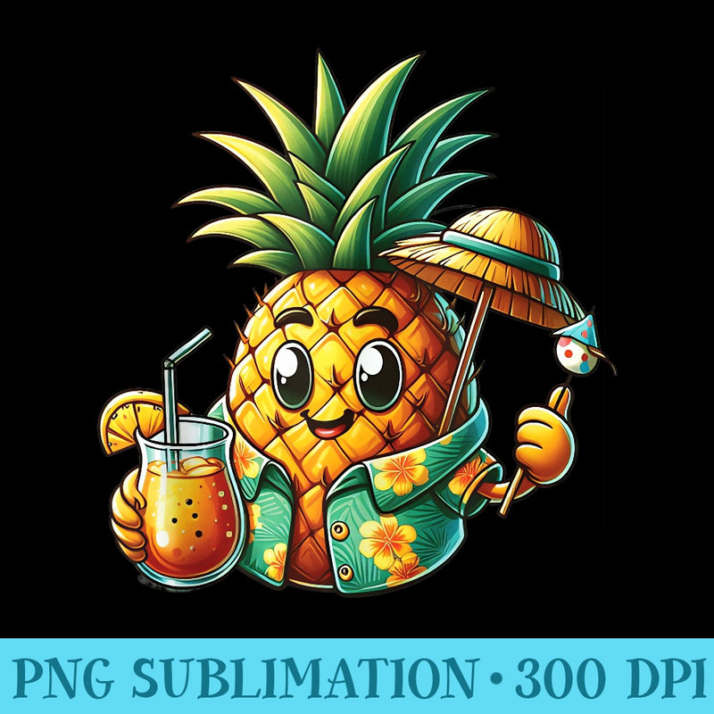 Funny ice hockey hawaii summer aloha pineapple Sunglasses - PNG Download Clipart - Defying the Norms