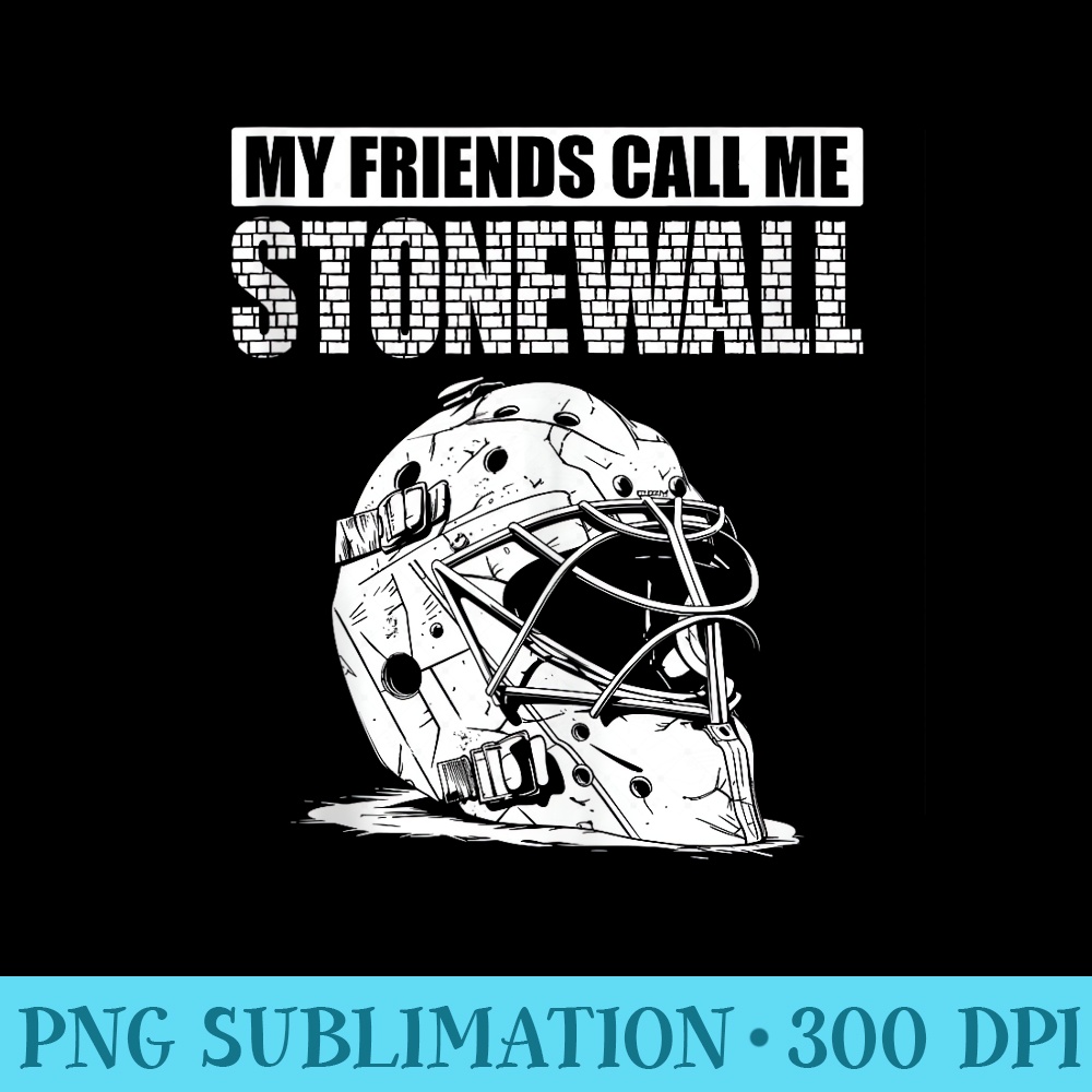 Ice Hockey Goalie Goalkeeper Goaltender - Shirt Print PNG - Unleash Your Creativity