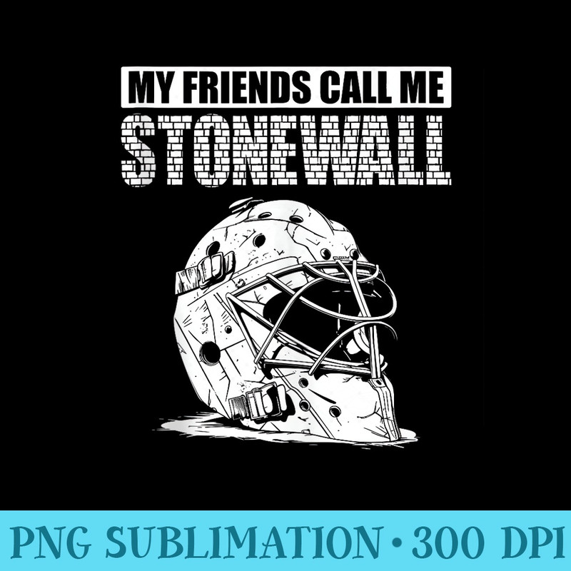 Ice Hockey Goalie Goalkeeper Goaltender - Shirt Print PNG - Unleash Your Creativity