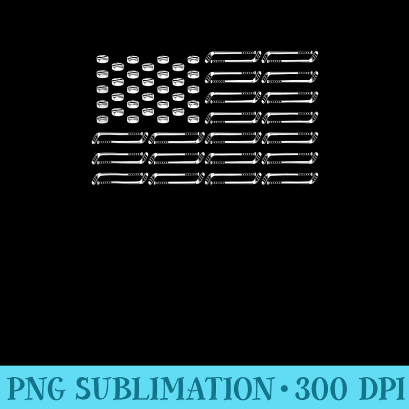 Ice Hockey Goalie Goalkeeper Usa Flag Hockey - Sublimation PNG download - Fashionable and Fearless