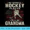 Mens My Favorite Hockey Player Calls Me Grandma Flag Mothers Day - Shirt Printing Template PNG - Unique And Exclusive Designs