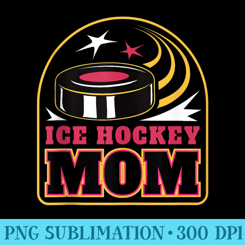 Sports Lover Funny Design for IceHockey Mom - Shirt Mockup Download - Add a Festive Touch to Every Day