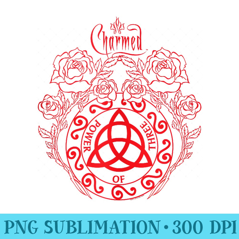 Charmed Power of Three Roses - PNG Download Database - Bring Your Designs to Life