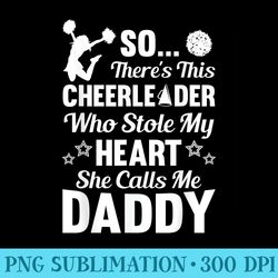 mens cheerleader stole my heart cheer dad - png picture gallery download