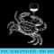 Wine Crab Ocean Lovers Drinking Vacation Cruise - PNG Download Button - Enhance Your Apparel with Stunning Detail