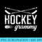 Hockey Grammy Grandma Grammy Of A Hockey Player Grammy - Blank Shirt Template PNG - Premium Quality PNG Artwork