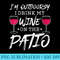 Womens Im Outdoorsy I Drink Wine On The Patio Funny Cute Drinking - Shirt Mockup Download - Perfect for Sublimation Art