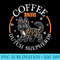Coffee and Dutch Shepherd - Shirt Printing Template PNG - Bring Your Designs to Life