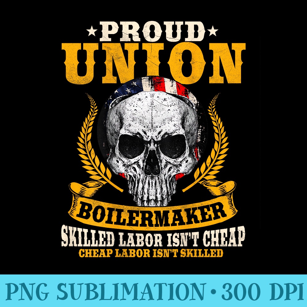 Union Boilermaker Design On Back Of Clothing - PNG Download - Perfect for Sublimation Mastery