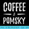 Pomsky Coffee Drinker T Funny Dog Mom - High Quality PNG Download - Defying the Norms