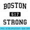 Boston Strong 617 - PNG Graphics Download - Vibrant and Eye-Catching Typography