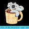Koala Bear T for Koala and Coffee Lovers - Sublimation PNG download - Unlock Vibrant Sublimation Designs