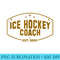 Ice Hockey Coach Est 2025 New Ice Hockey Coache - Download Shirt PNG - Perfect for Sublimation Art