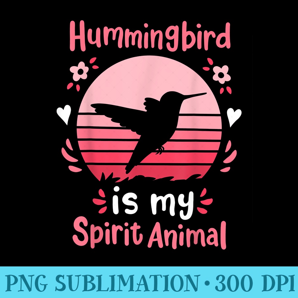Hummingbird Spirit Animal - Transparent PNG File Download - Easy-To-Print And User-Friendly Designs