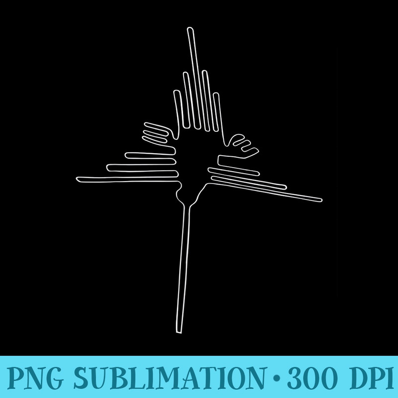 Nazca Lines Hummingbird Peru Archaeology Anthropology - Download Transparent PNG Images - Stunning Sublimation Graphics